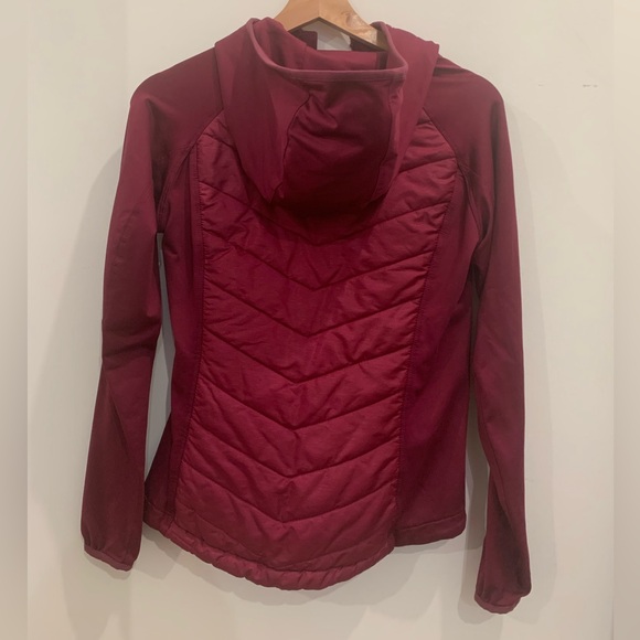 H&M padded outdoor jacket, Maroon, Size Small - Picture 2 of 3